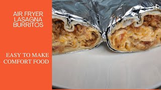 Air Fryer Lasagna Burritos airfryer lasagna burrito [upl. by Arihas]