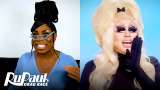 The Pit Stop S13 E12  Trixie Mattel amp Monét X Change Fire Up A Roast  RuPauls Drag Race [upl. by Catlee]