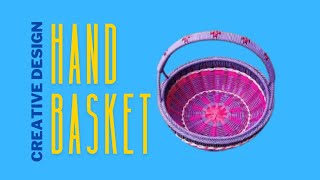 DIY Weave Bag from Plastic Strips ✅✅ Plastic wire basket making tutorial [upl. by Bouley]