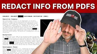 Redact Text and Images In PDFs Using Preview [upl. by Sherrie713]