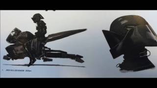 STAR WARS The Force Awakens Unused Concept Art SHIPS Part 5 [upl. by Lysander]