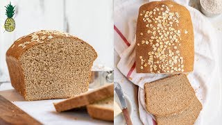 Homemade Whole Wheat Bread  Perfect for Sandwiches [upl. by Victorine]