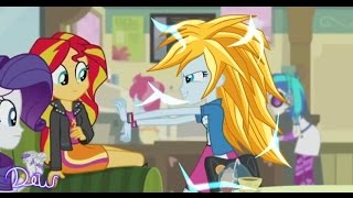 MLP EG Rainbow Rocks Rainbow Dash Kame haa XD español latino [upl. by Vaish]