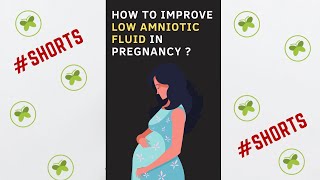 How to improve Amniotic Fluid level in pregnancy   shorts [upl. by Nylssej]