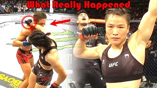 KNOCKOUT What Really Happened Zhang Weili vs Joanna Jedrzejczyk [upl. by Mylan107]