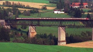 TransEuropExpress VT 601 auf der Bayerischen Waldbahn am 161991 [upl. by Trub]