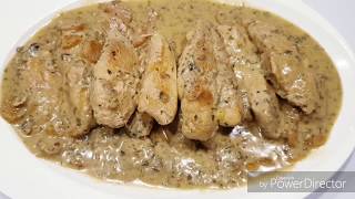 Recette de Poulet a la moutarde [upl. by Ellenuahs292]