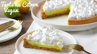 TARTE AU CITRON MERINGUÉE  VEGAN [upl. by Goodkin]