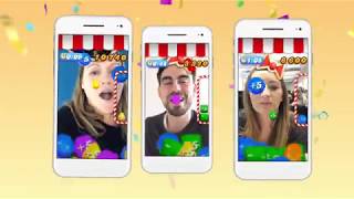 Candy Crush Saga  Facebook Camera Effect [upl. by Aneba]