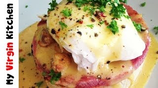 Easy Eggs Benedict Recipe  MYVIRGINKITCHEN [upl. by Laise]