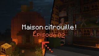 Comment faire une maison citrouille Minecraft 🎃 [upl. by Philip]