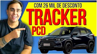 26 MIL DE DESCONTO NO TRACKER PCD auto carros pcd [upl. by Coretta371]