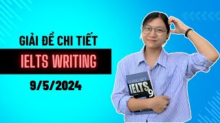 GIẢI CHI TIẾT ĐỀ IELTS WRITING NGÀY 9 5 2024 [upl. by Delcina]