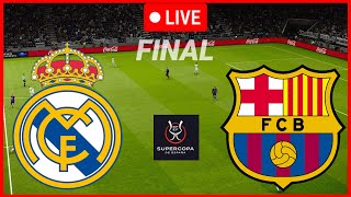 🔴LIVE Real Madrid vs Barcelona  Final Supercopa 2024 Full Match Today Highlight amp Goals [upl. by Faunia]