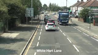 Route 247 Stagecoach Bus From Romford Station to Barkingside FULL VISUAL3 HDWS [upl. by Nnylaehs532]