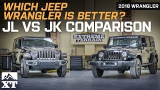 2018 Jeep Wrangler JL vs Jeep Wrangler JK  Official Comparison amp Review [upl. by Kazim114]