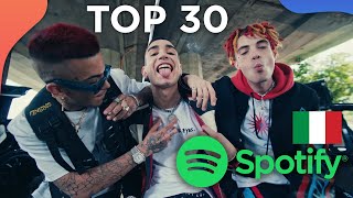 Le 30 canzoni più ascoltate in streaming su Spotify ITALIA 🇮🇹 [upl. by Ijar]