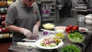 Las Vegas Chef Salad Preparation  Napoli Pizza [upl. by Gherardo]