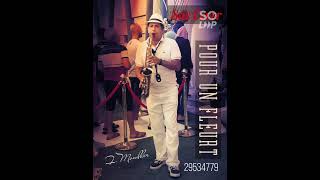 Fitouri Mondher Le Saxophoniste Sax Cover quotpour un flirtquot chanson de Michel Delpech19462016 [upl. by Grose793]