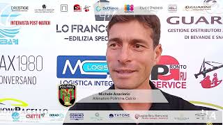 Polimnia Calcio VS Corato Calcio  11  Intervista postmatch a Michele Anaclerio [upl. by Fabria]