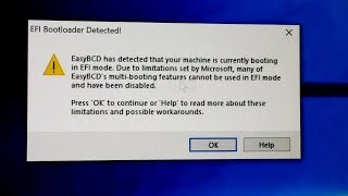 EasyBCD has detected that your machine is currently booting in EFI mode GPT to MBR Aomei PA Pro [upl. by Aissyla844]