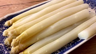 ‼️ 6 UNVERZICHTBARE Tipps für perfekten weißen Spargel kochen [upl. by Ahsinrev]