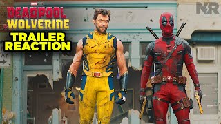 DEADPOOL amp WOLVERINE TRAILER REACTION [upl. by Laynad]