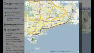 Introduction to Google Maps Singapore with Traffic amp Transit [upl. by Docilu382]