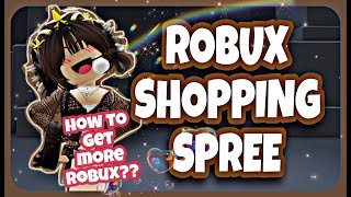 450K ROBUX SHOPPING SPREE🎀✨ HOW TO GET MORE ROBUX🤑 [upl. by Myrtice]