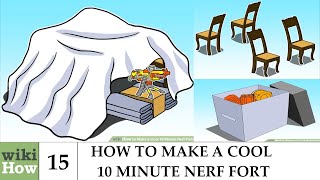 wikiHow How to Make a Nerf Fort [upl. by Assil665]