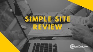 SimpleSite Review  How To Create A Website With SimpleSite [upl. by Yesdnil560]