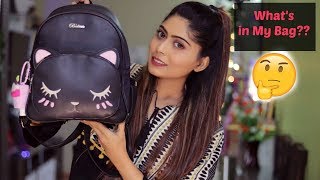 Whats In My Bag  2018  Rinkal Soni [upl. by Camala]