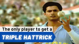 Triple Hattrick amp 3 Centuries in a World Cup  The Legend of Ravi Indulkar [upl. by Ennahteb]