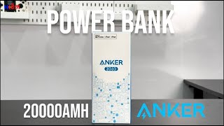 POWERBANK ANKER20000mAh 30W ZOLO unboxing [upl. by Madalena]