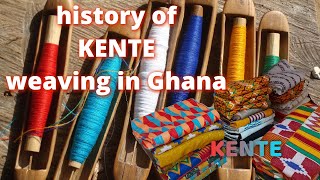 History of Kente weaving in Ghana  Traditional cloth  original kente [upl. by Eniarda738]