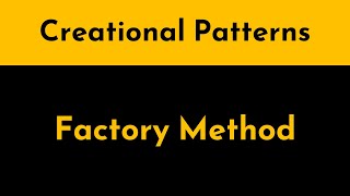 The Factory Method Pattern Explained and Implemented in Java  Creational Design Patterns  Geekific [upl. by Llehcram207]