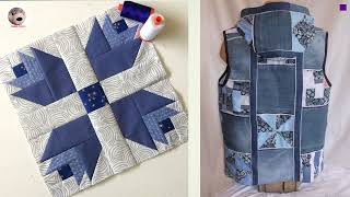 PATCHWORK DENIM PATCHES Big and Small Ideas for the hands and soul [upl. by Htidra895]