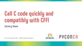 Call C code quickly and compatibly with CFFI Zachary Voase [upl. by Pearlstein]