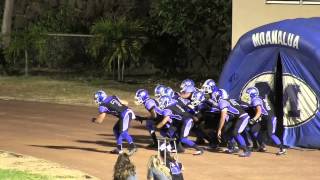 Moanalua Football 2013 Alternate Uniform Entrance [upl. by La]