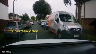 Practical Driving Test Route Morden 05 August 2023 [upl. by Alyal632]