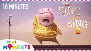 Best Of Gunter ✨ 10 Minute Compilation  Sing amp Sing 2  Movie Moments  Mini Moments [upl. by Oler372]