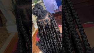 Knotless Box Braids Over Dreads [upl. by Esylla]