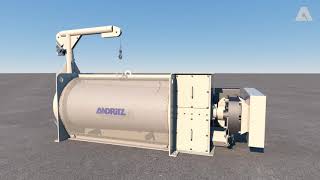 ANDRITZ Feed and Biofuel  Sprout Rotary Feed Dresser  produces uniform finished feed [upl. by Atinad]