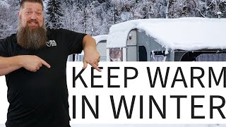 Keeping your PROPANE warm in cold weather  Staying warm in your RV [upl. by Nellir378]