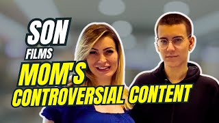 Son of adult star admits he films her Onlyfans content for her [upl. by Puglia]