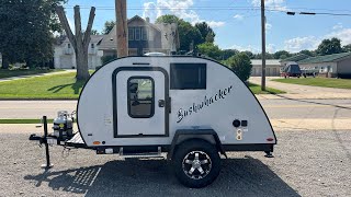 Bushwhacker 10hd teardrop camper walk around and review [upl. by Afton53]