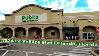 Shopping at Publix in Dr Phillips Florida at The Marketplace  Super Market Store 1439 [upl. by Safier]