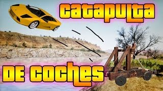 GTA V Online  Catapulta De coches  Info de una nueva Serie [upl. by Rechaba]