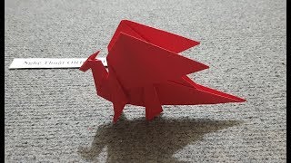 ORIGAMI  Hướng dẫn cách gấp con rồng đơn giản 2  Origami Dragon [upl. by Anayit921]