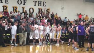 Wapsie Valley buzzerbeating win [upl. by Sseb]